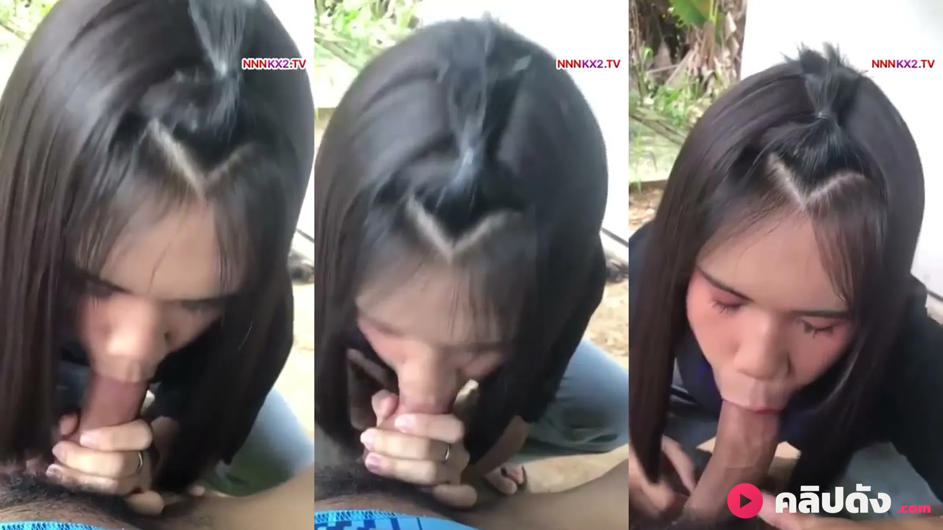 คลิปหลุด คลิปหลุดทางบ้าน หลุดนักเรียนน่ารัก อมควยมิดลำแล้วโดนเย็ดหี